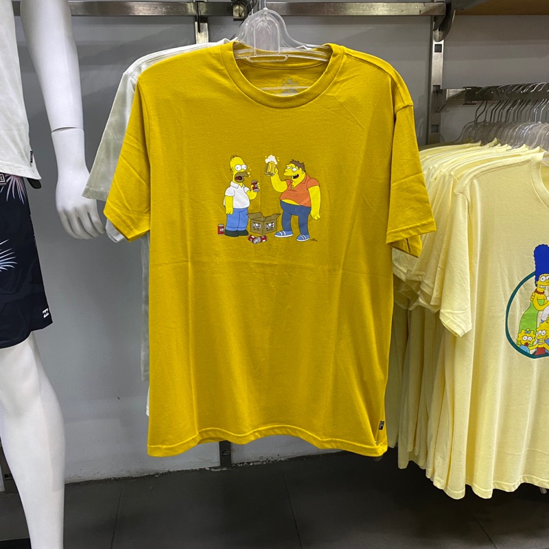 Kaos Billabong The Simpsons Duff Gold Original