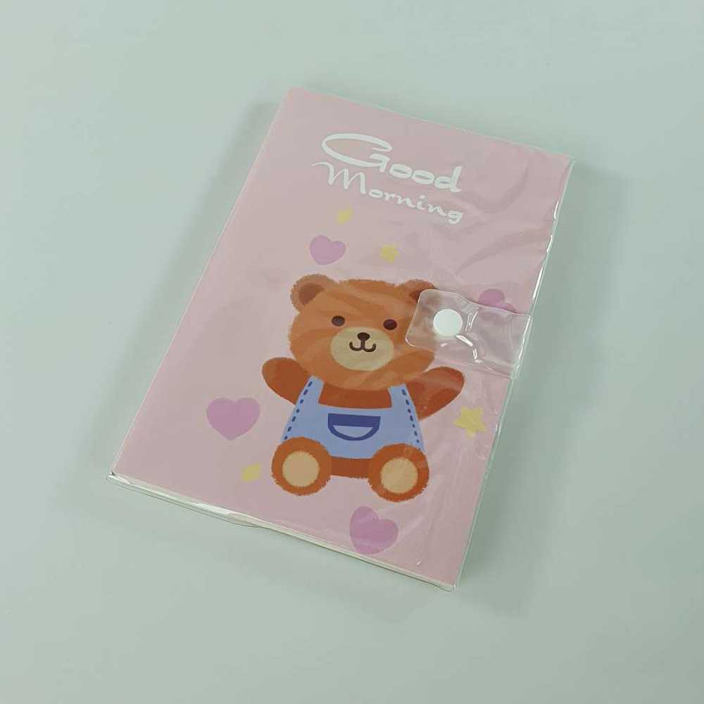 

JESJELIU Buku Catatan Harian Notebook Diary Jurnal Button Buckle A5 - JJ5
