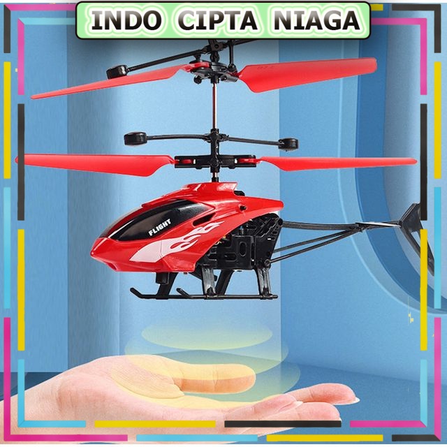 ICN - EXCEED Mainan Helikopter Sensor Tangan Lampu LED Double Paddle USB - CY387