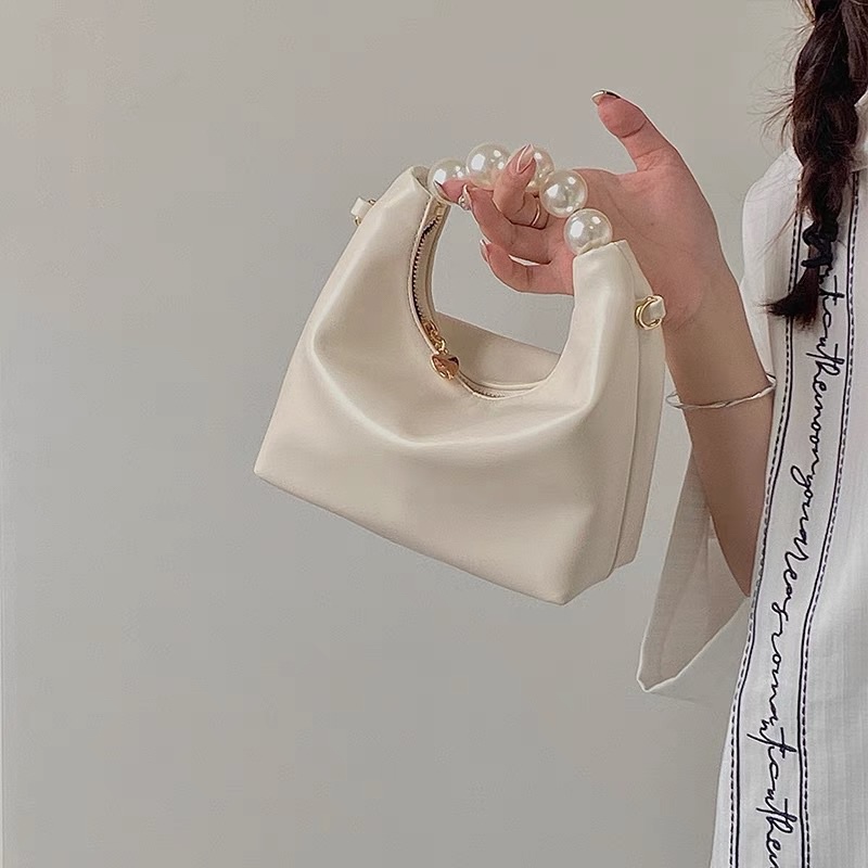 TAS SELEMPANG KULIT WANITA / TAS CEWEK HANDBAG MUTIARA RANTAI / BILLIE MINI SLING BAG / TAS FASHION 