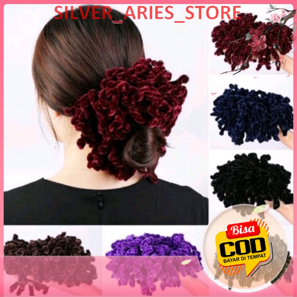 [COD] KUNCIR RAMBUT UBUR UBUR SIZE LARGE / KUNCIR RAMBUT GURITA / IKAT RAMBUT CEPOL CENDOL