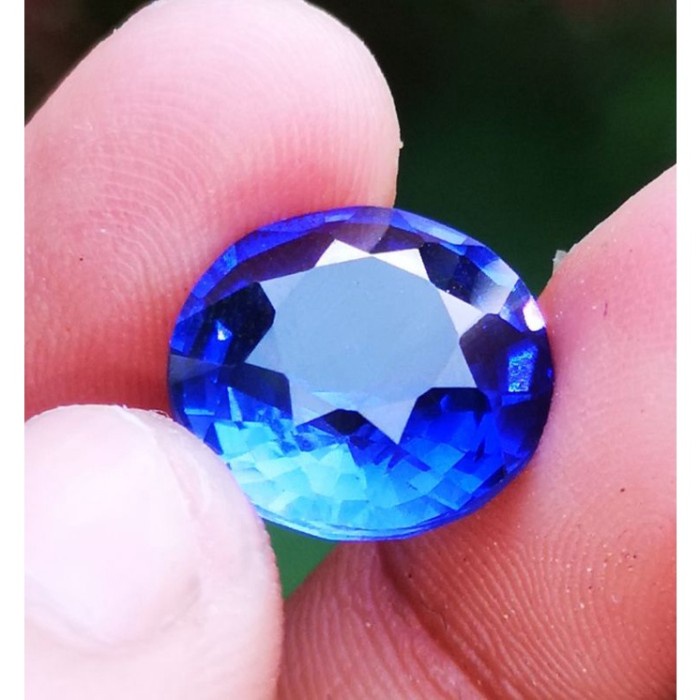 NATURAL ROYAL BLUE SAPPHIRE SRILANKA SERTIFIKAT INTERNASIONAL BIG LAB