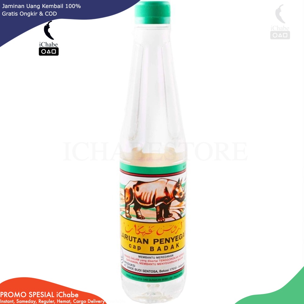 

[BISA COD] DS Larutan Cap Badak Botol 200 ml / Larutan Penyegar
