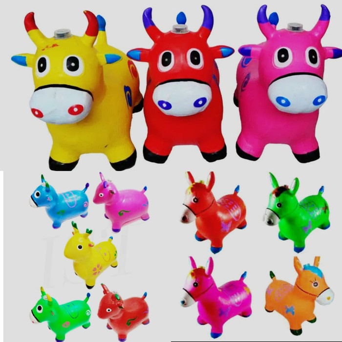 Game Mainan Permainan Anak Perempuan Kado Ulang Tahun Toys KUDA KUDAAN KARET Viral Lucu Murah