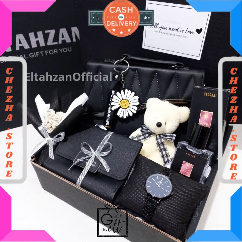 

BINGKISAN KADO ULTAH PASANGAN PACAR ISTRI MANTAN ISIAN MINI DAN BESAR / GIFT BOX TAS DAISY CEWEK PREMIUM HAMPERS CEWEK KADO ULANG TAHUN BIRTHDAY WISUDA / BONUS GIFT CRAD UCAPAN