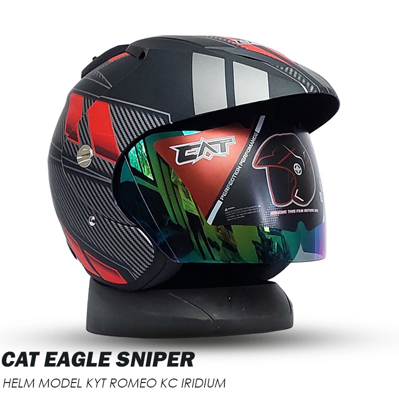 HELM DEWASA PRIA WANITA CATMOTIF SNI ORIGINAL HELM PREMIUM DEWASA COPY KYT ROMEO