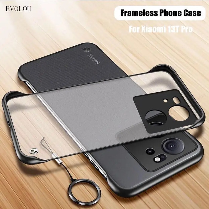Casing Case Xiaomi 13T Hardcase Premium PC Matte Frame Borderless Frameless Ultra Thin Slim