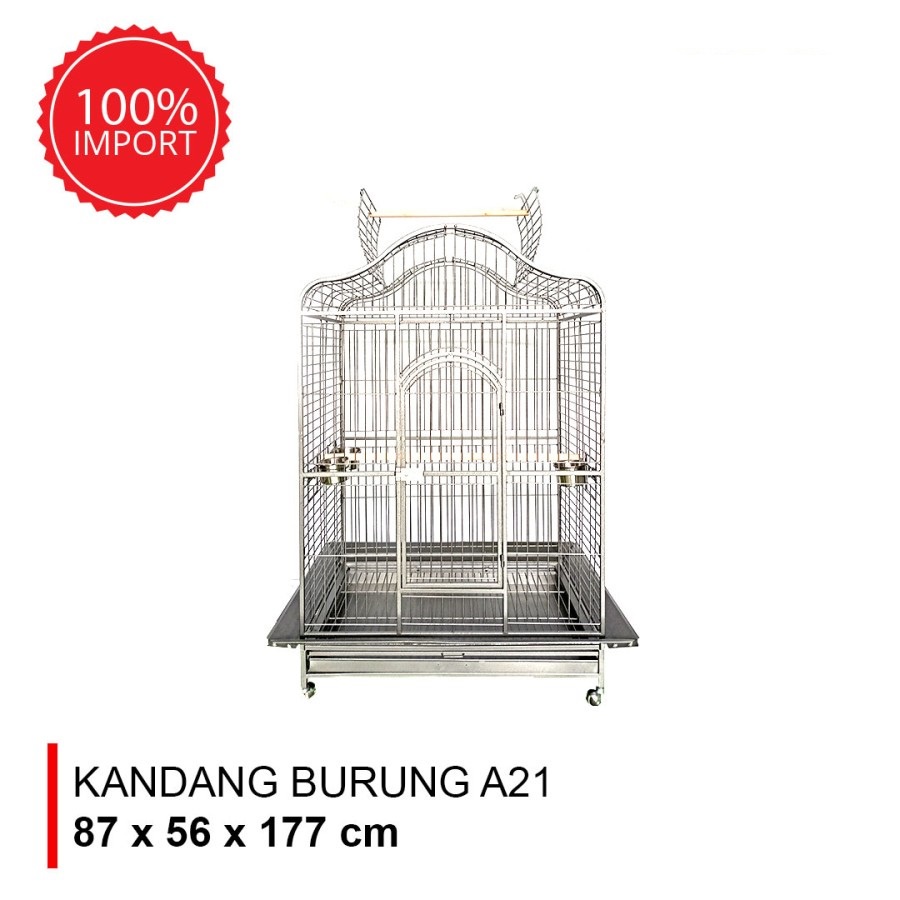 kandang burung A21 macaw kakatua Scarlet BNG GW Hyacinth Large parrot