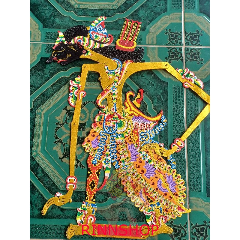 wayang abimanyu rampek / kulit asli/ cod / wayang murah