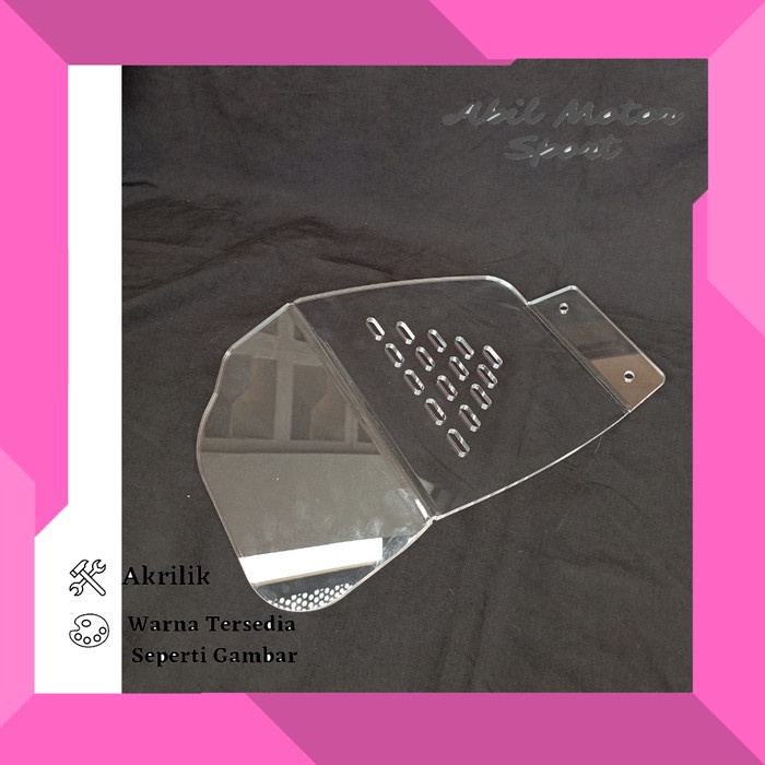 DOWNDRAFT HONDA BEAT DELUXE SEKAT ATAU PEMISAH BAGASI BEAT TRANSPARANT