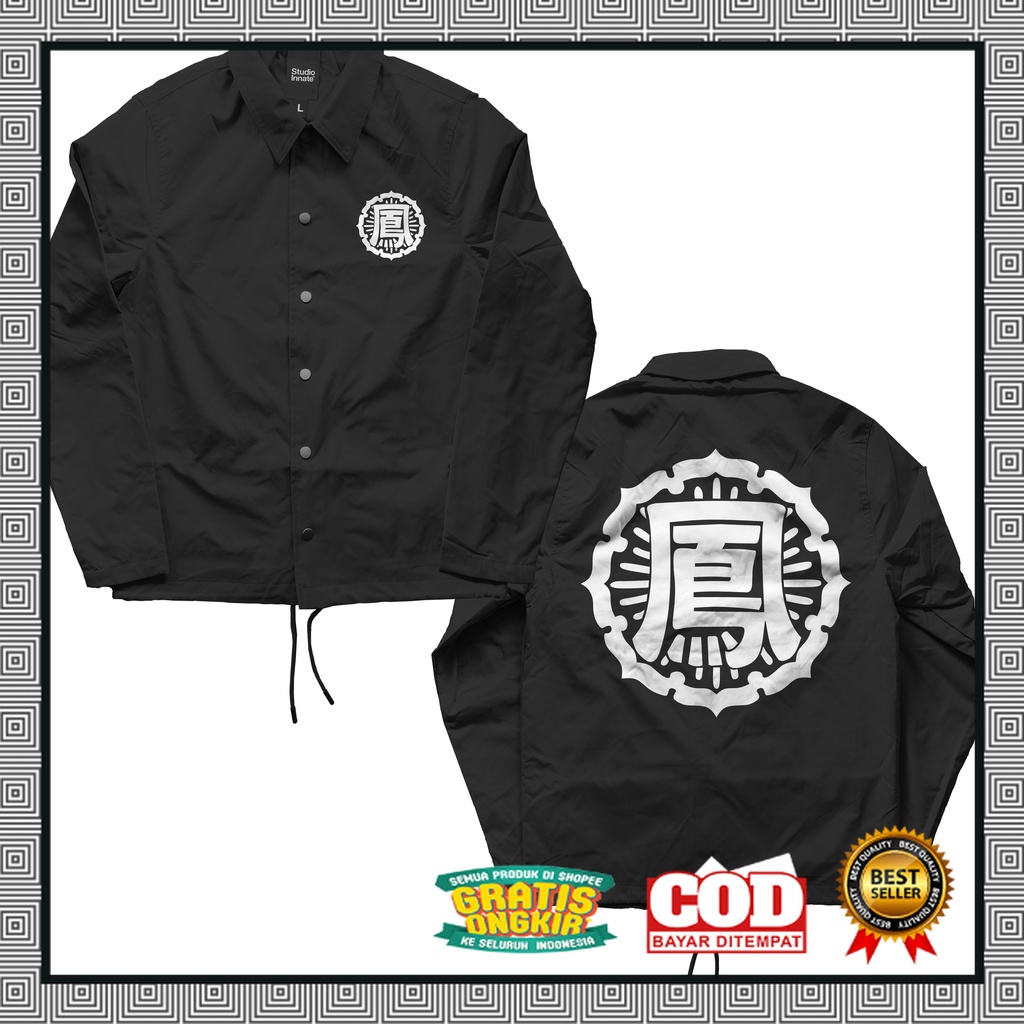 Jaket Coach Sachio Ueda Housen high and low the worst// JAKET COACH / JAKET MUSIM HUJAN / JAKET PRIA
