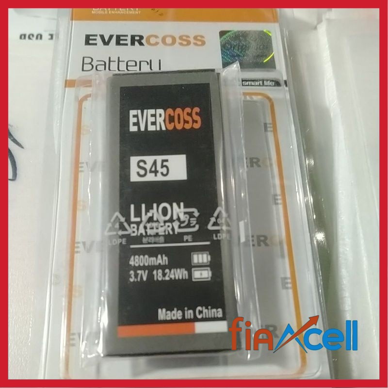 Batterai Evercoss S45 Battery Batre Batry Evercoss S45B Original
