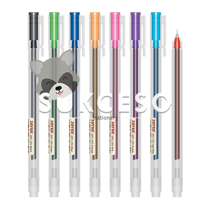 

Joyko Gel Pen Color 0.5mm GPC-372 / Pulpen Gel Berwarna