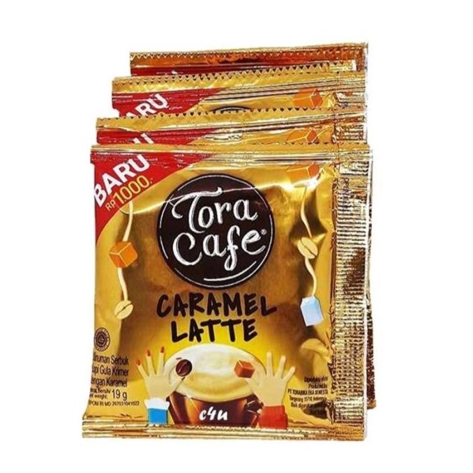 

Tora Cafe Caramel Latte Kopi Instan 10s x 19 gram