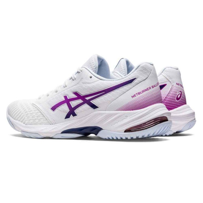 MURAH-  JAMINAN ASLI SEPATU ASICS MEN NETBURNER BALLISTIC FF MT 3 SHOES WHITE- 1.2.23