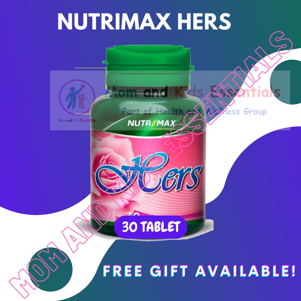 NUTRIMAX HERS 30 TABLET VITAMIN KESEHATAN WANITA HORMON PEREMPUAN