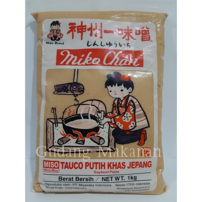 

[New] Shinshuichi Mikochan/Miso Soup-Tauco putih Jepang 1Kg HALAL