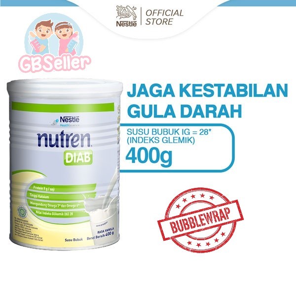 

Alder NUTREN Diabetes Susu Bubuk Kaleng Vanila 400gr