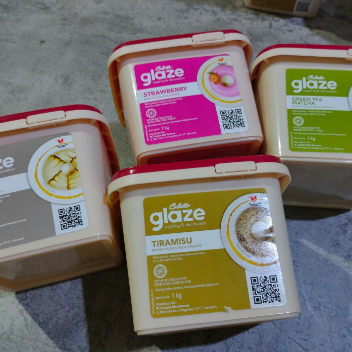 

[Big Sale] COLLATA GLAZE VARIANT 500 Gr - green tea