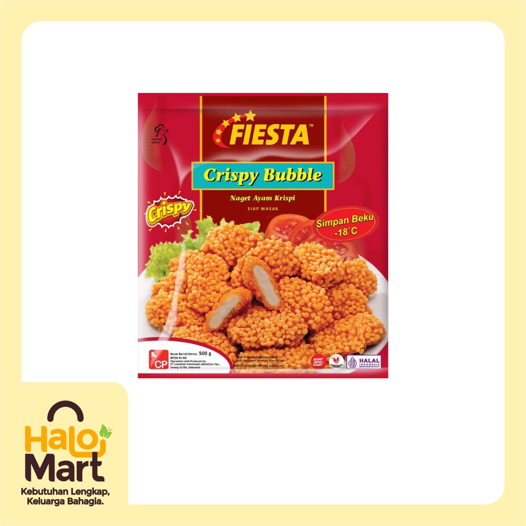 

FIESTA CRISPY BUBBLE NUGGET 500 G