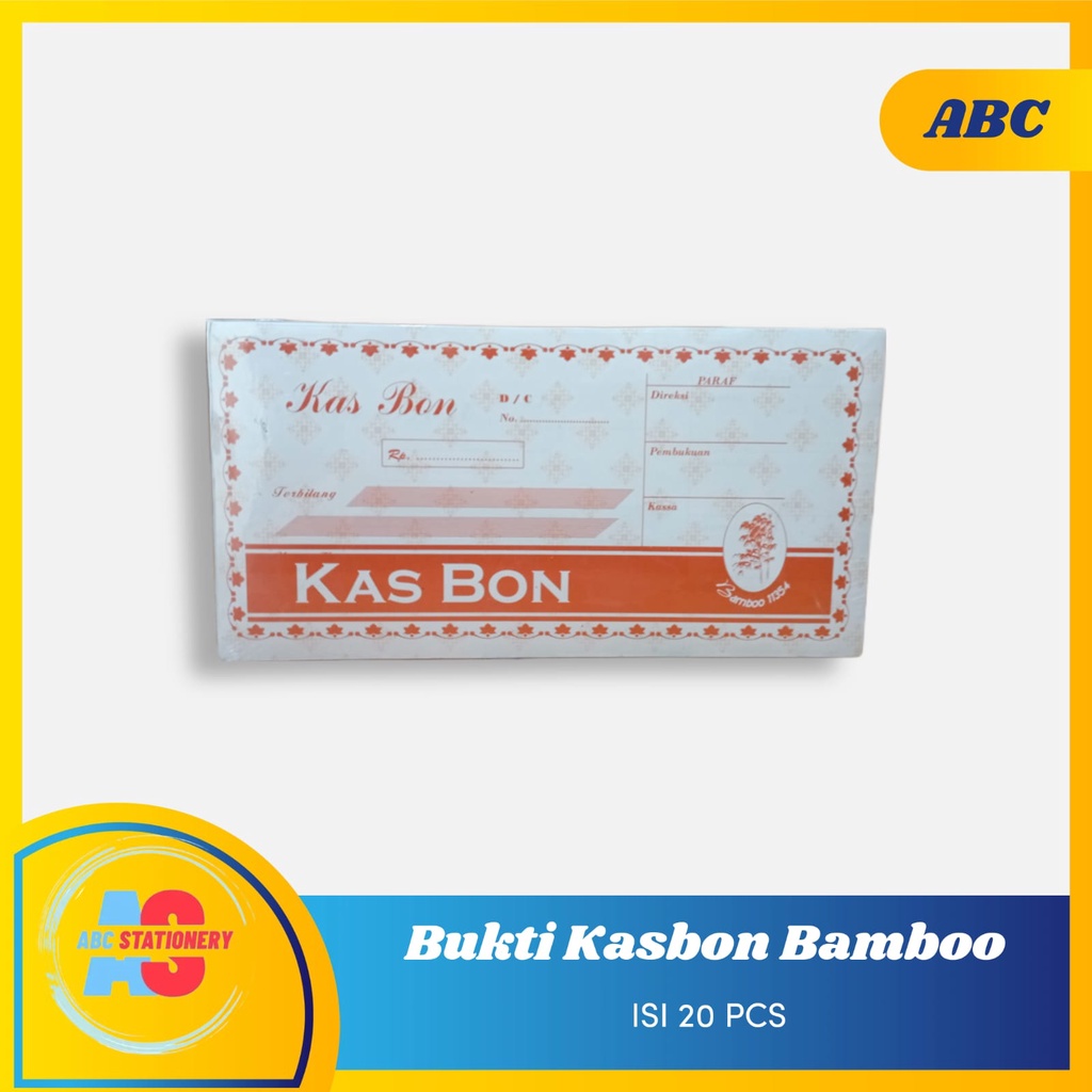 

Buku Kasbon 1/3 Folio Bamboo ( isi 10 )