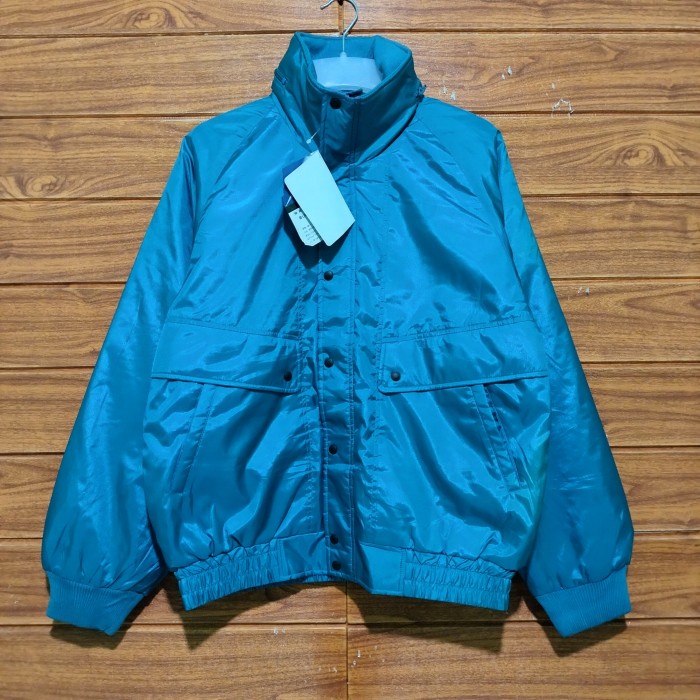 jaket outdoor windbreaker XEBEC biru size XL jaket casual pria murah