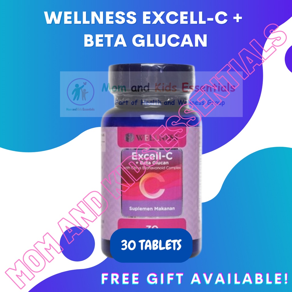 WELLNESS EXCELL C BETA GLUCAN EXCELL-C + BETA GLUCAN 30 TABLET VITAMIN C