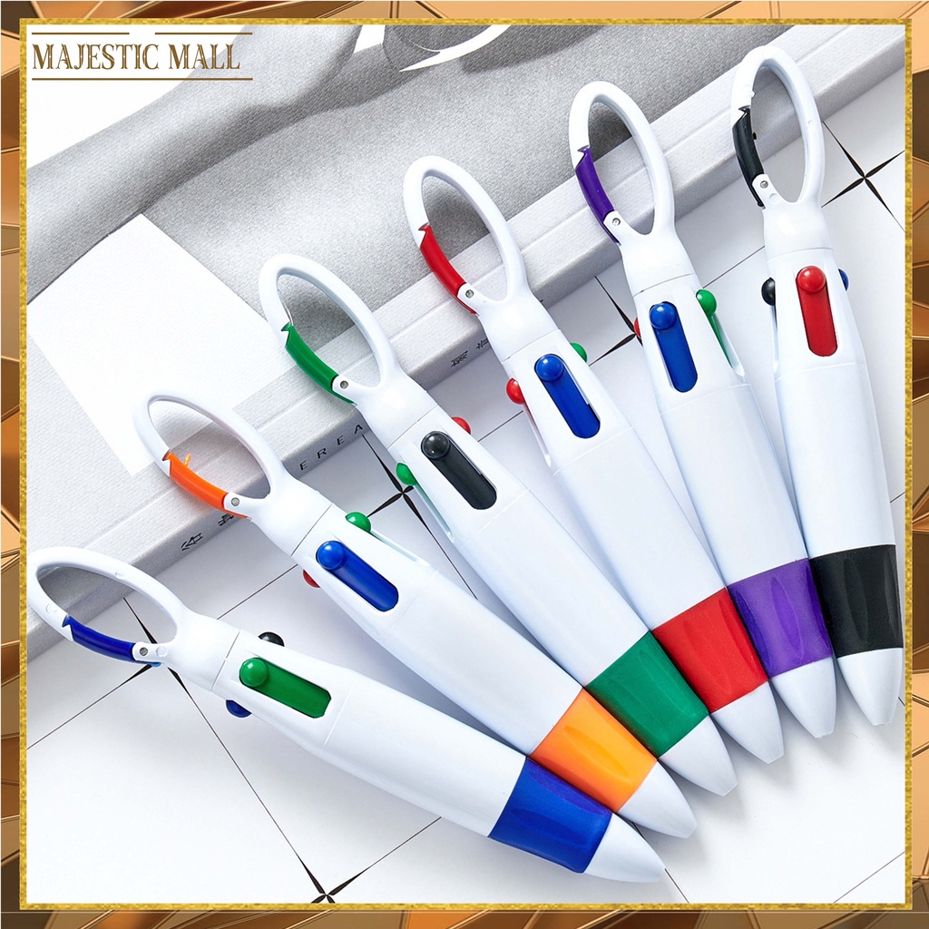 

® Pulpen Gantung 4 Warna Sorvenir Sekolah Pekerja Pena Lucu Import COD