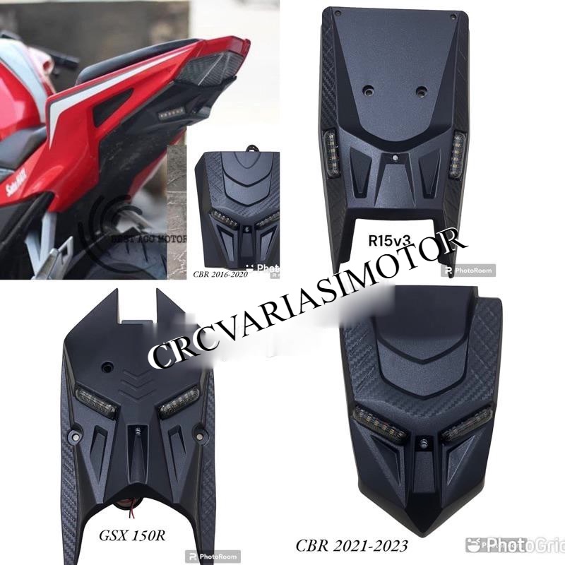 #CRC#Fender CBR facelit GSX150 R15v3 undertail sein CBR fender belakang KARBON