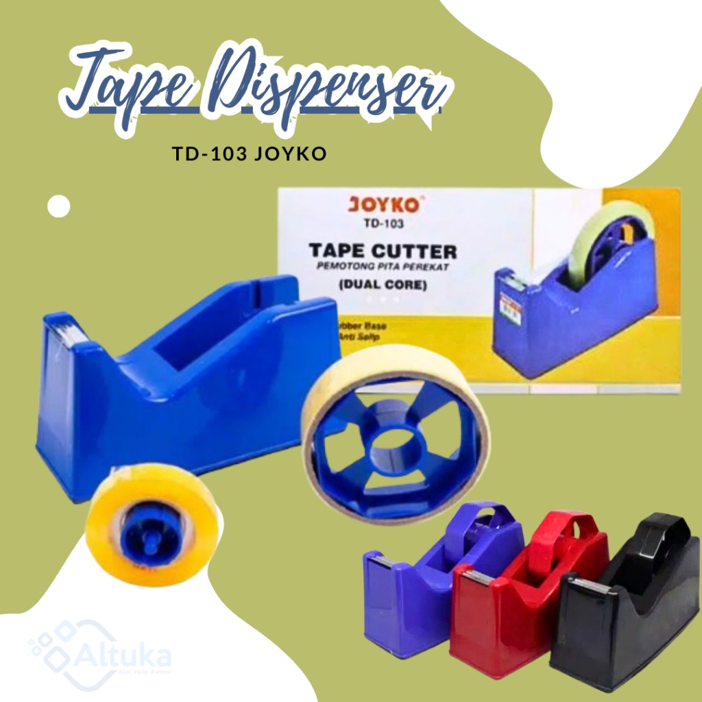 

Tape Dispenser / Tempat Isolasi Selotip Joyko TD-103