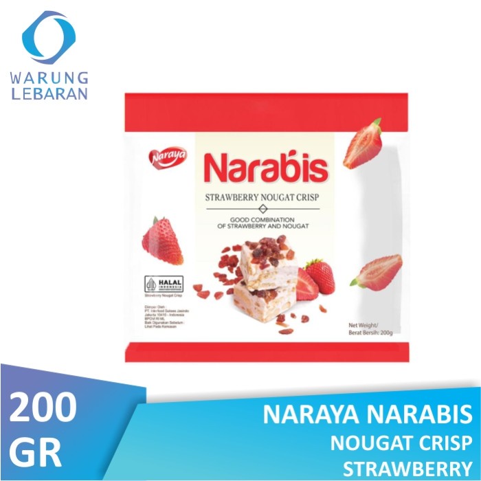 

Naraya Narabis Strawberry Nougat Crisp 200gr