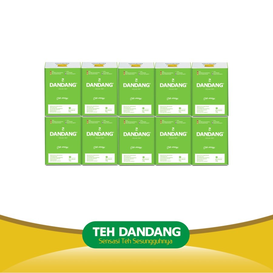 

TEH WANGI CAP DANDANG HIJAU 1 SLOP (1pcs x 10)