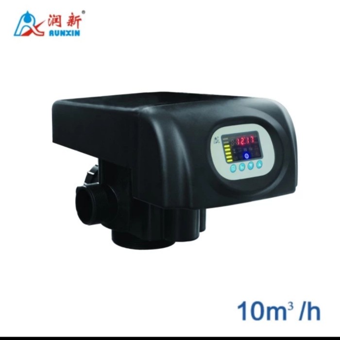 Kepala auto filter runxin F75A leher 4" model top mount head auto