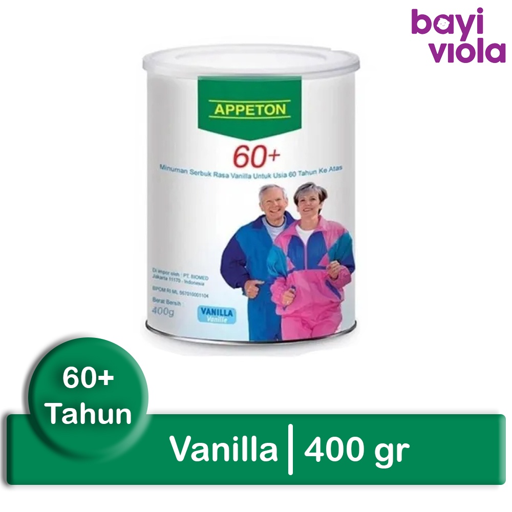 

ED okt 2025 Appeton 60+ Vanila 400 gram Susu Lansia MURAH Free BUBBLE+DUS