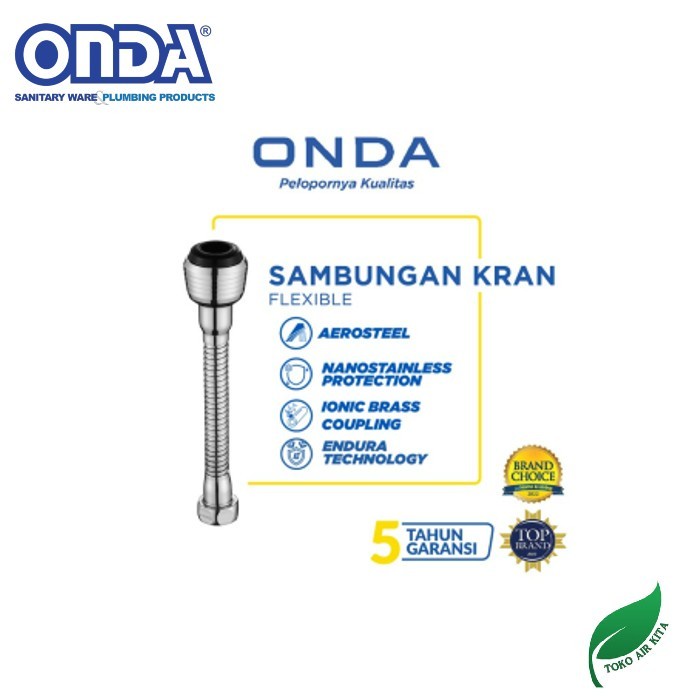 Sambungan Kran Fleksibel  ONDA / Kepala Penyambung Kran Cuci Piring