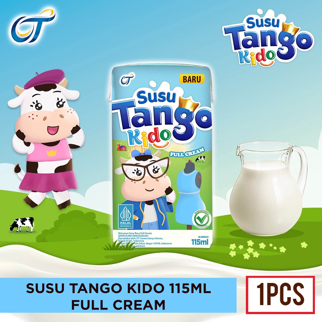 

Susu Tango Kido Full Cream 115ML - [1 Pcs]