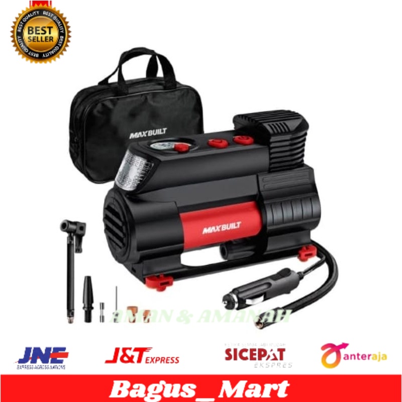MAXBUILT Pompa Ban Super Digital 10a Dc12v/Alat pompa ban