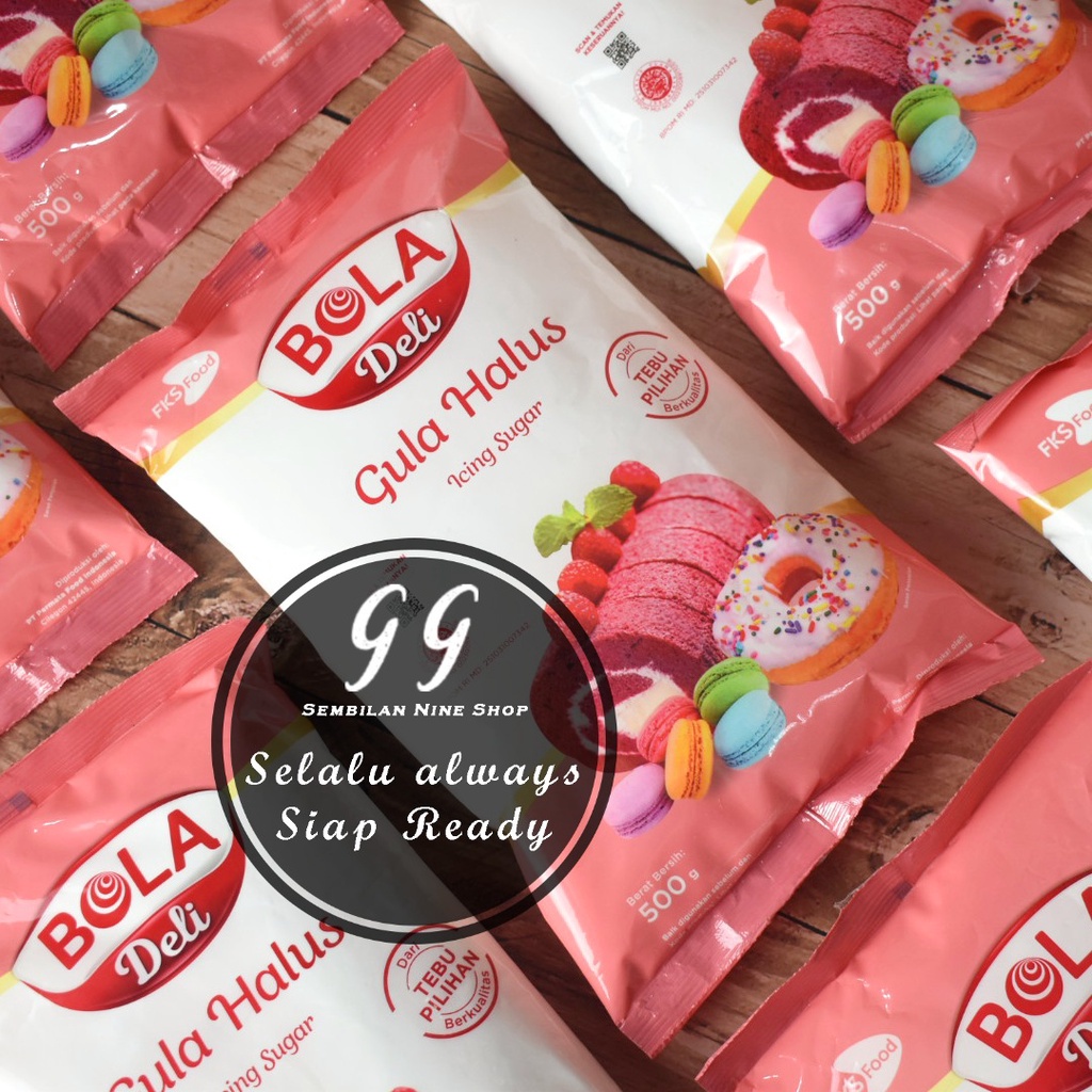 

BOLA DELI Gula Halus 500 GRAM Bubuk Icing Sugar Powder