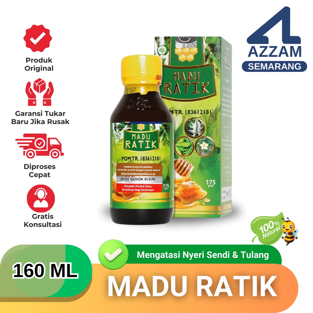 

MADU RATIK Herbal Orignal - Mengatasi Nyeri Sendi Tulang & Pegal Linu Ampuh