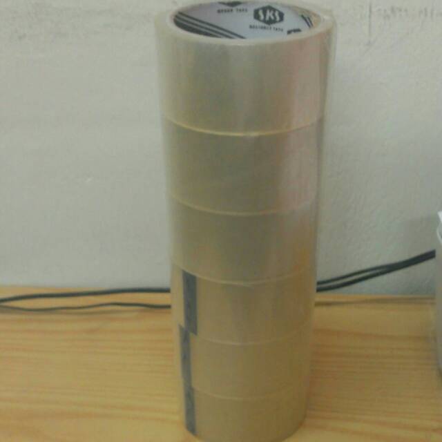 

SKS Lakban Bening 1 slop isi 6