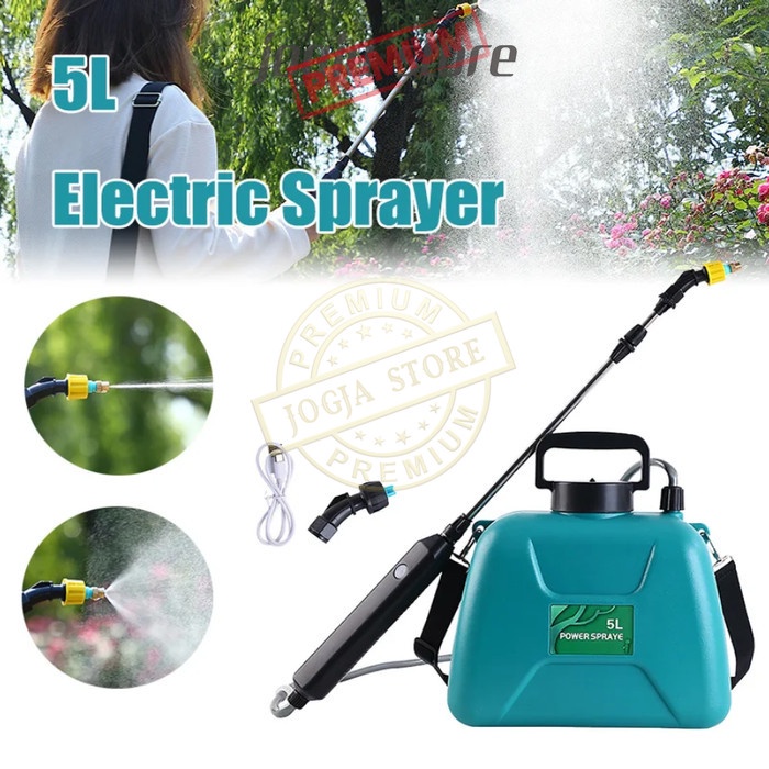 Semprot Hama Elektrik Alat Semprot Hama Elektrik 5L Semprotan Gendong Portable Sprayer Tanaman MX5L 