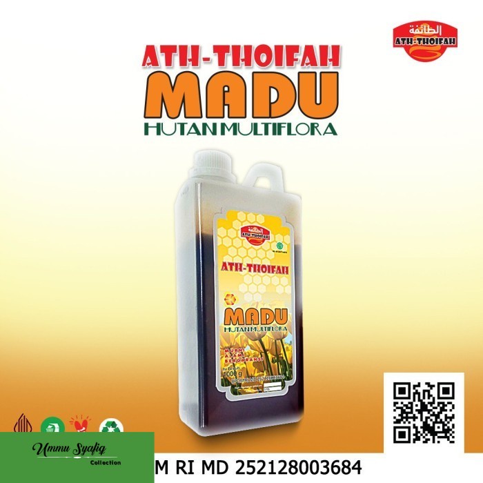 

Madu Hutan Asli Riau Multiflora Ath-Thoifah 1000gr