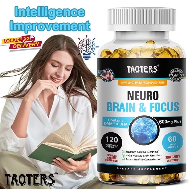 Nootropic Brain Support Supplement - Mental Focus Nootropic Memory Supplement That Promotes Brain He
