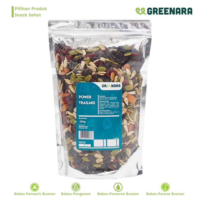 

[PREMIUM] Power Trail Mix 500gr / Snack Sehat KUALITAS TERBAIK