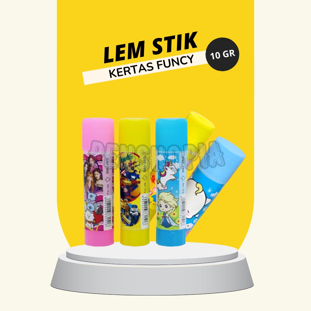

Lem Stik Kertas Funcy / Lem Kertas Stick Funcy 10gr