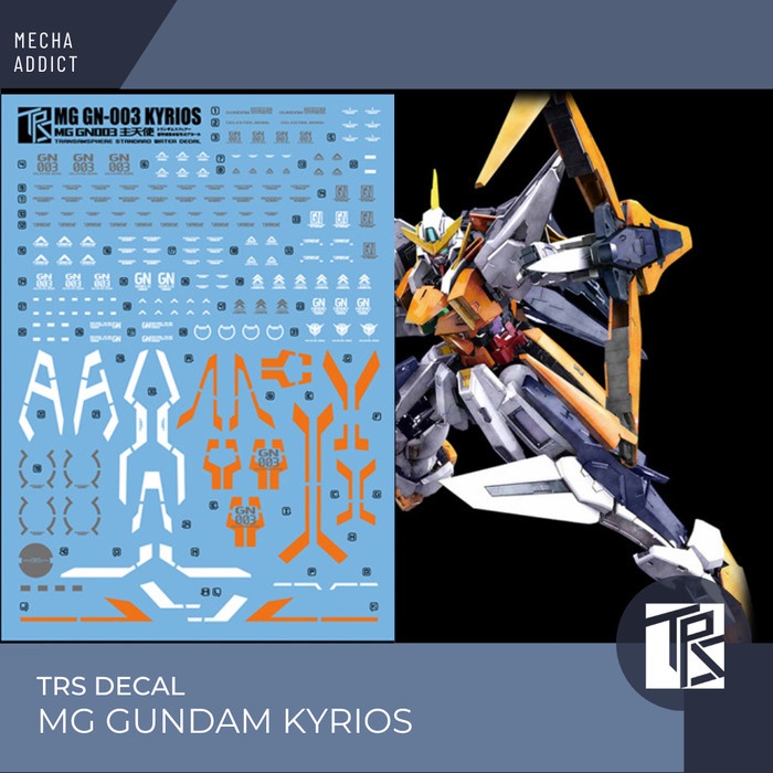 Water Slide Decal MG Gundam Kyrios by TRS