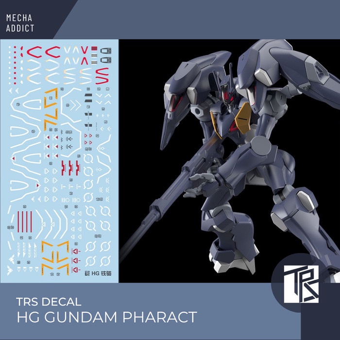 Water Slide Decal HG Gundam Pharact by TRS - Fluorescent
