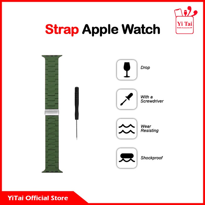 YI TAI - Strap Tali Apple Watch iwatch 38mm 40mm 41mm 42mm 44mm 45mm