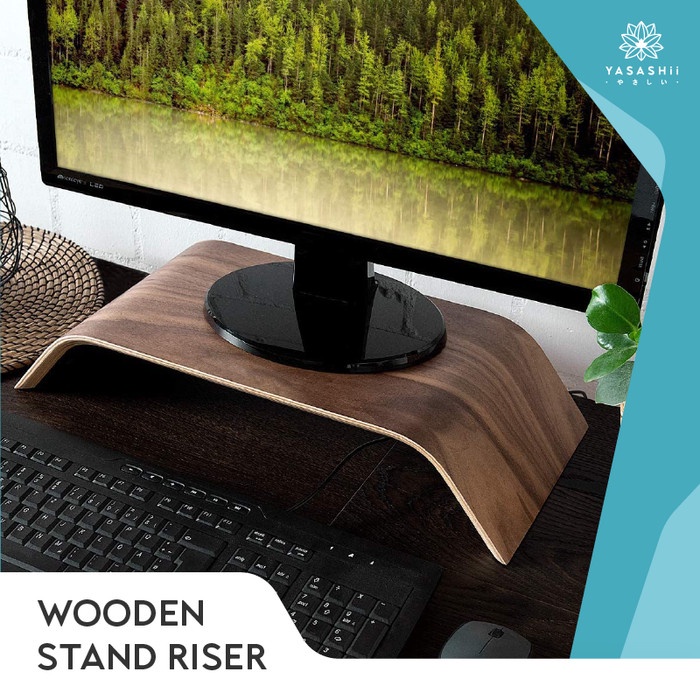 Premium Monitor Stand Riser Desk Shelf Meja Monitor Laptop Universal