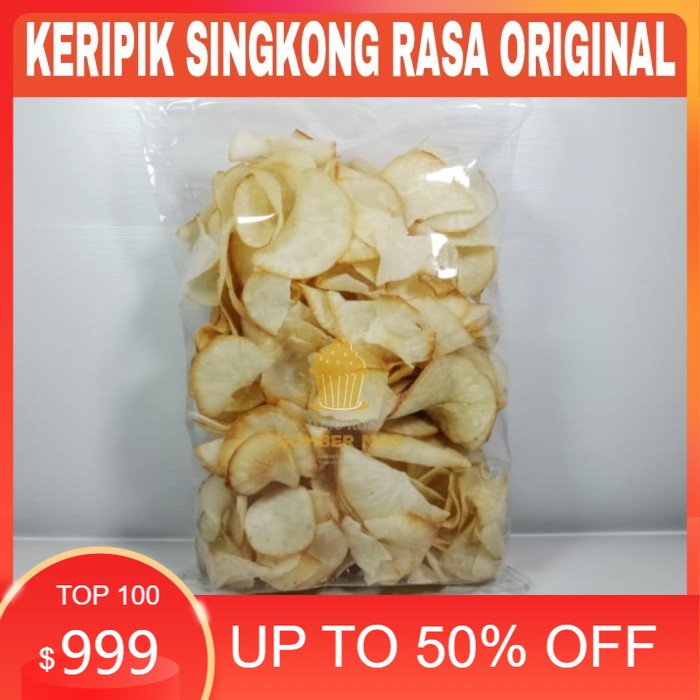 

KERIPIK SINGKONG / ORIGINAL ASIN / SINGKONG KILOAN 1 KG - Singkong Ori DS
